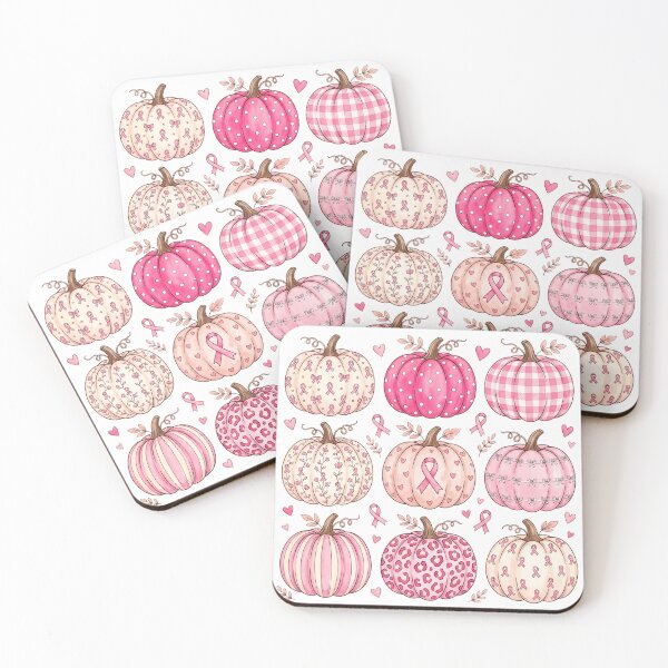 Item preview, Pink Pumpkins Breast Cancer Awareness Fall Ribbon designed and sold by Makelya.