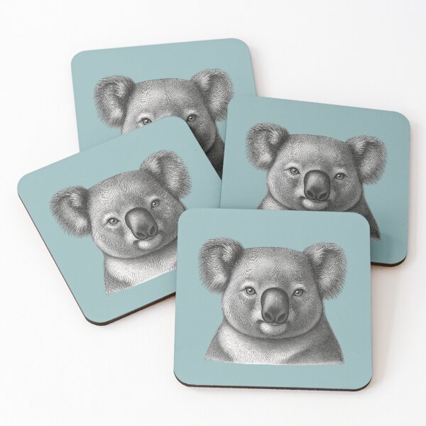 Artikelvorschau, Koala-Porträt-Radierung entworfen und verkauft von oh-bi-me.