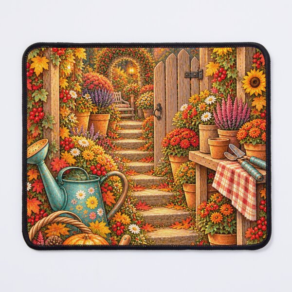 Item preview, Autumn Cottage Garden designed and sold by JessouArt.