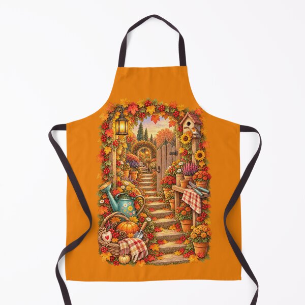 Item preview, Autumn Cottage Garden designed and sold by JessouArt.