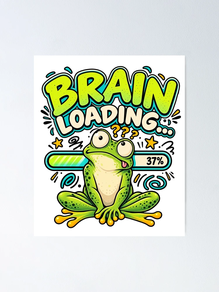Thumbnail 1 of 3, Poster, Brain Loading designed and sold by MNAThreads.