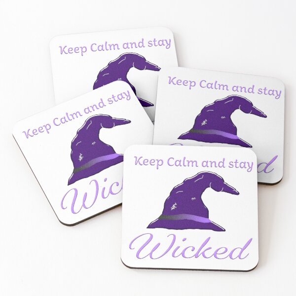 Item preview, Halloween graphic illustration "Keep calm and stay wicked" designed and sold by With My Hands By K.