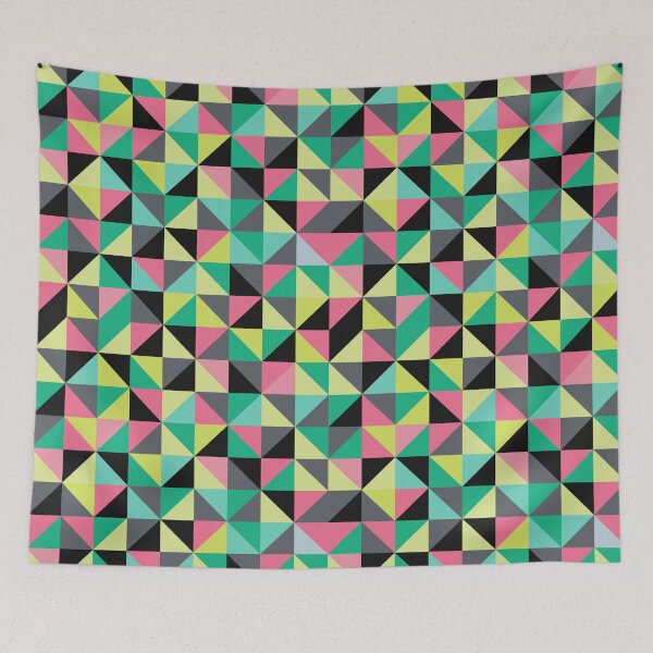 Item preview, pastel colors triangles pattern designed and sold by cutecrazytshirt.