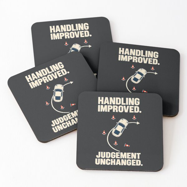 Item preview, Handling Improved. Judgement Unchanged: Dry Motoring Humour designed and sold by Auto Culture Society.