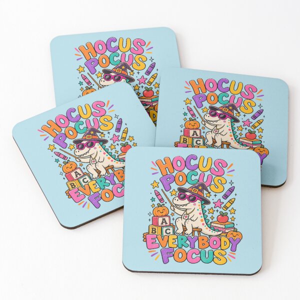 Item preview, Hocus Pocus Everybody Focus Dinosaur Teacher Art designed and sold by AmiGraph.