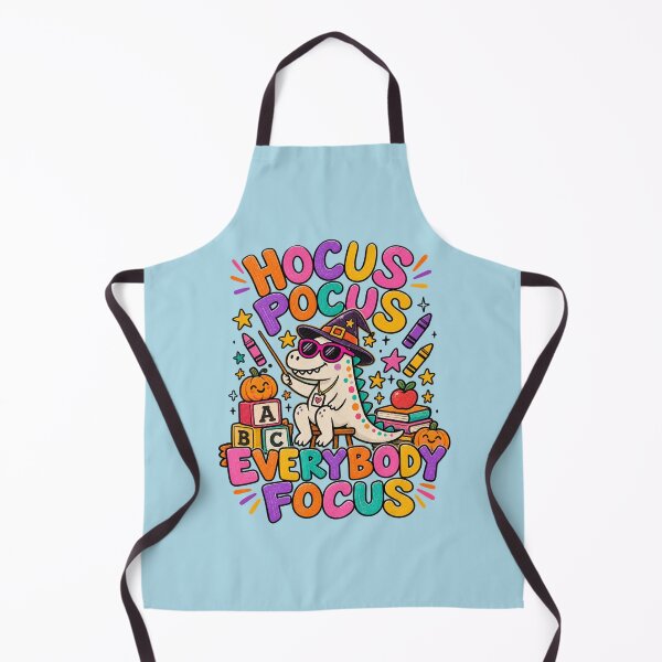 Item preview, Hocus Pocus Everybody Focus Dinosaur Teacher Art designed and sold by AmiGraph.