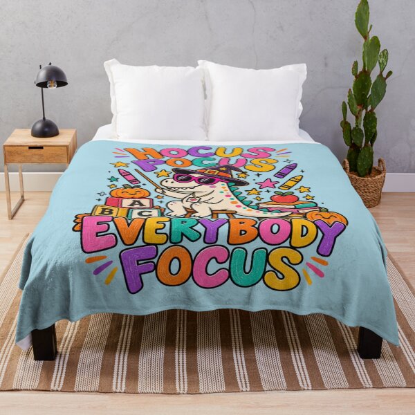Item preview, Hocus Pocus Everybody Focus Dinosaur Teacher Art designed and sold by AmiGraph.