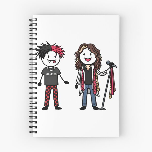 Aperçu de l'œuvre Conception graphique de la collaboration musicale rock de Yungblud et Steven Tyler créée et vendue par FDBZ91.