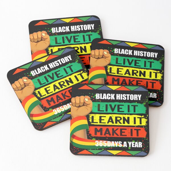 Item preview, Black History Live It Learn It Make It 365 Days a Year Shirt | Black History Month Empowerment Tee designed and sold by GarnerSupplyCo.