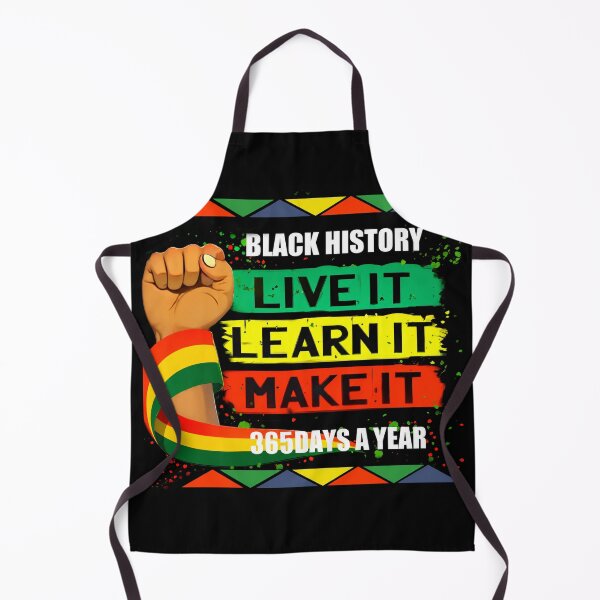 Aperçu de l'œuvre T-shirt « L'histoire des Noirs : Vivez-la, apprenez-la, faites-en quelque chose 365 jours par an » | T-shirt de sensibilisation pour le Mois de l'histoire des Noirs créée et vendue par GarnerSupplyCo.