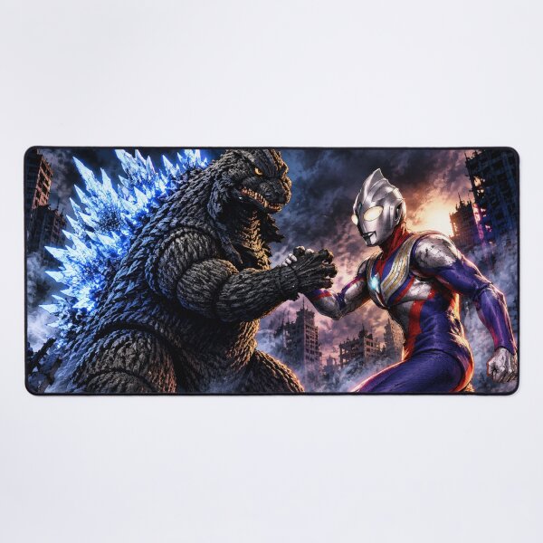 Item preview, Godzilla vs Ultraman Tiga designed and sold by SpeedR8cer5.