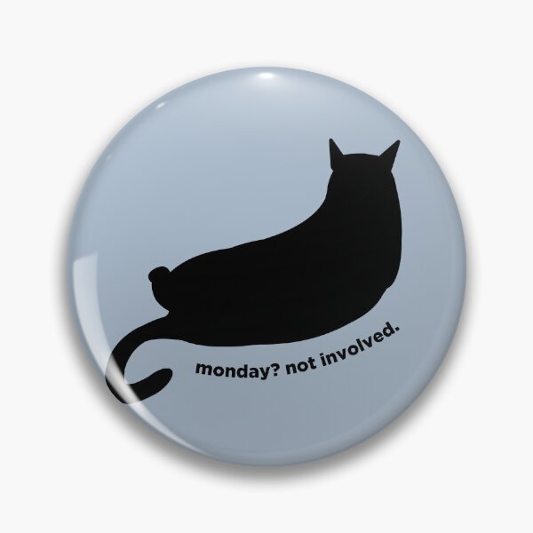 Item preview, Black Cat Monday? Not Involved. designed and sold by DecentVibe.