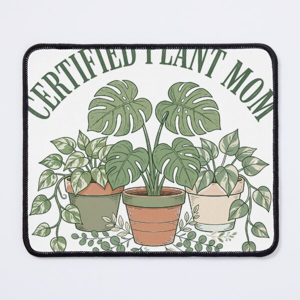Artikelvorschau, Certified Plant Mom Funny Plant Lover entworfen und verkauft von mahi1design.