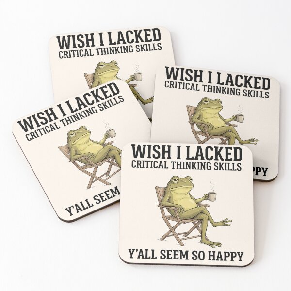 Item preview, Wish I Lacked Critical Thinking Skills, Y'all Seem So Happy Funny Frog designed and sold by legendaryskins.