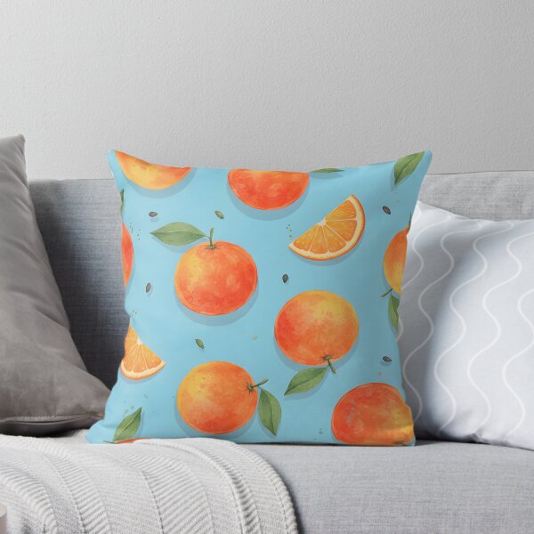 Item preview, Vibrant Seamless Watercolor Orange Pattern designed and sold by homydesign.