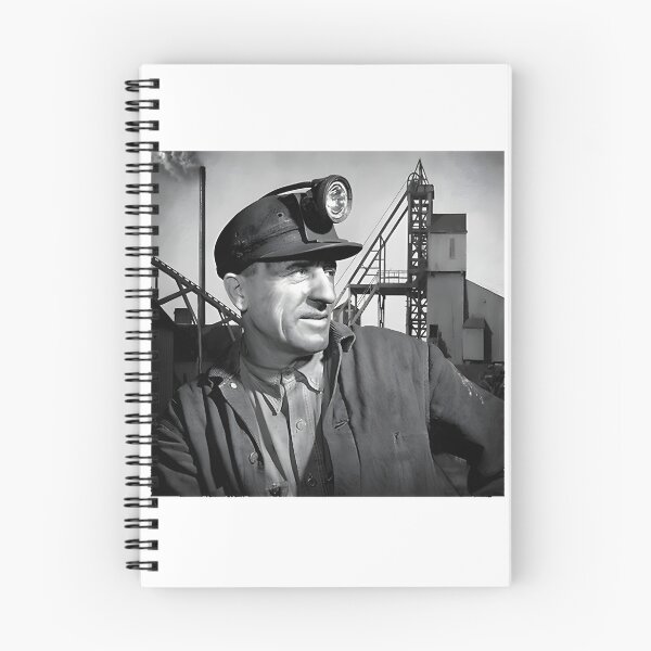Item preview, Vintage Underground Miner Illustration Retro Mining Workwear Design designed and sold by cvbbb.