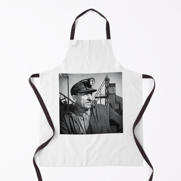 Item preview, Vintage Underground Miner Illustration Retro Mining Workwear Design designed and sold by cvbbb.