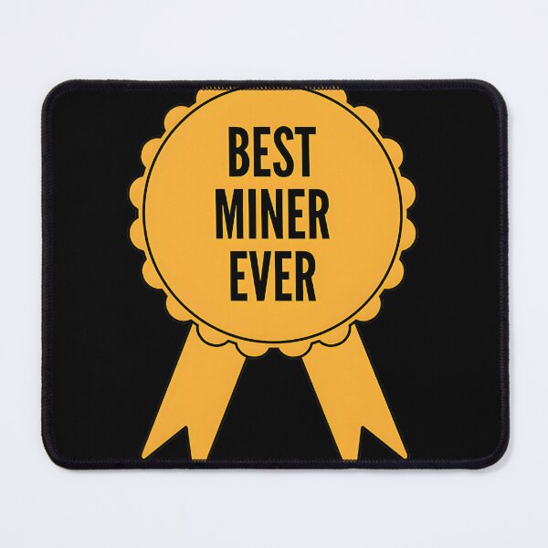Item preview, Best Miner Ever Gold Medal Achievement Design for Mining Enthusiasts designed and sold by cvbbb.