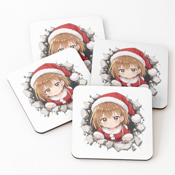 Item preview, Chinatsu Kano Blue Box Christmas Wall Break Chibi designed and sold by mildaclairmo.