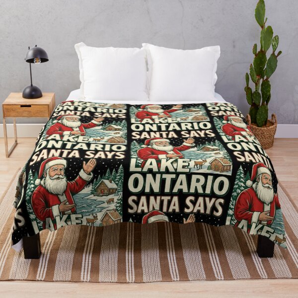 Item preview, Funny Santa Lake Ontario Christmas Great Lakes Ontario Canada Holiday designed and sold by 519xdesign.
