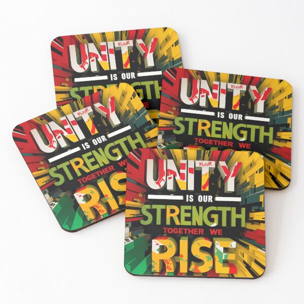 Item preview, Unity Is Our Strength Together We Rise Shirt | Black History Month Empowerment Tee | African Heritage Design designed and sold by GarnerSupplyCo.