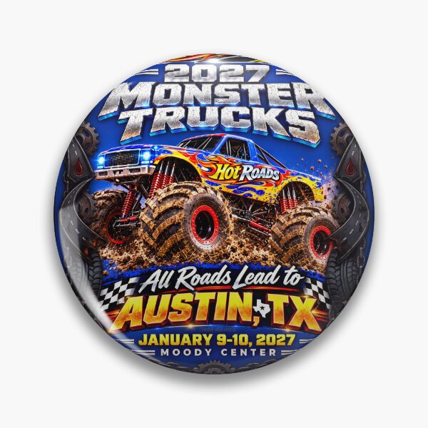 Artikelvorschau, MONSTER TRUCKS 2027 – 9.–10. Januar – MOODY CENTER, AUSTIN, TX – Frohes Neues Jahr entworfen und verkauft von DBM Photo Art 1.