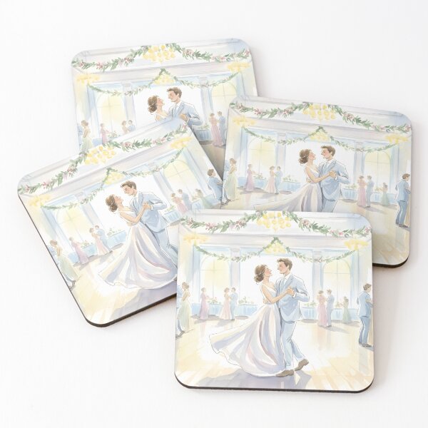 Item preview, Elegant Couple Dancing in a Sunlit Ballroom designed and sold by homydesign.