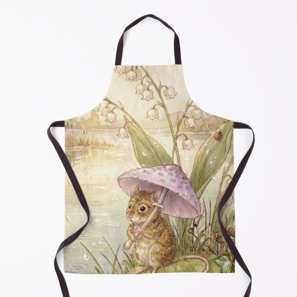 Item preview, Cute Mouse with Mushroom Umbrella designed and sold by Merli7.