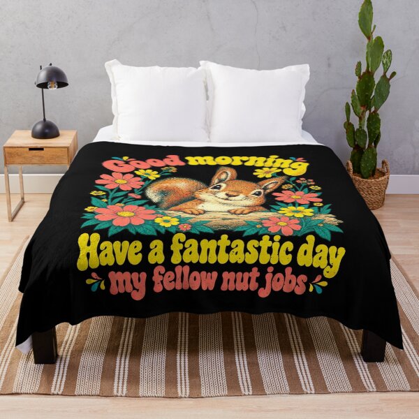 Item preview, Funny Morning Fellow Nut Jobs Squirrel Art designed and sold by elderberry.