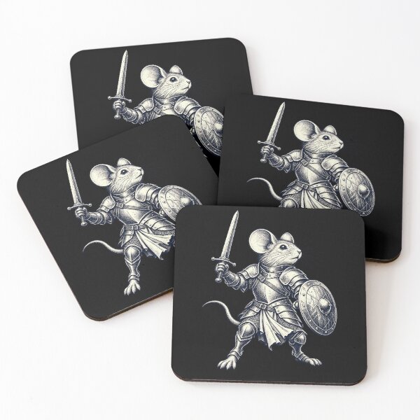 Item preview, Medieval Mouse Warrior in Fantasy designed and sold by elderberry.