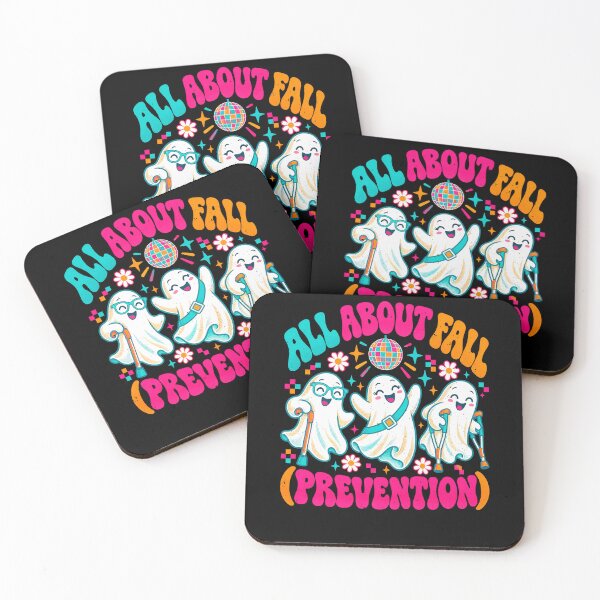 Item preview, Funny All About Fall Prevention Ghost Halloween Art designed and sold by elderberry.