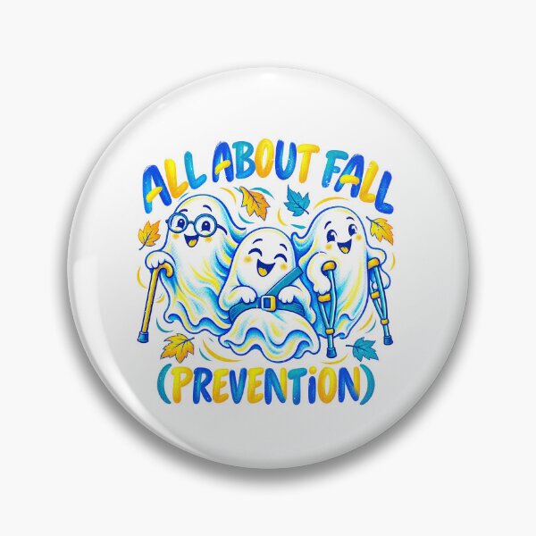 Item preview, Funny All About Fall Prevention Ghosts Halloween Art designed and sold by elderberry.