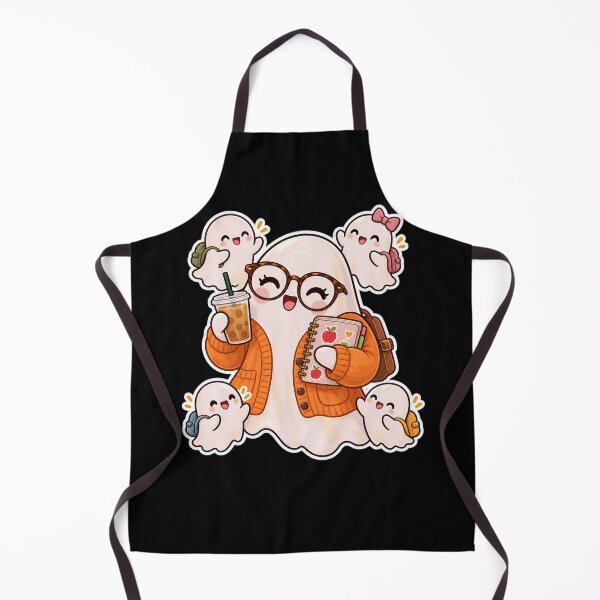 Item preview, Cute Ghost Teacher Back to School Halloween designed and sold by justinhmorton.