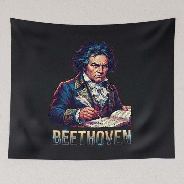 Item preview, Ludwig van Beethoven Classical Composer Portrait designed and sold by Owcomm.