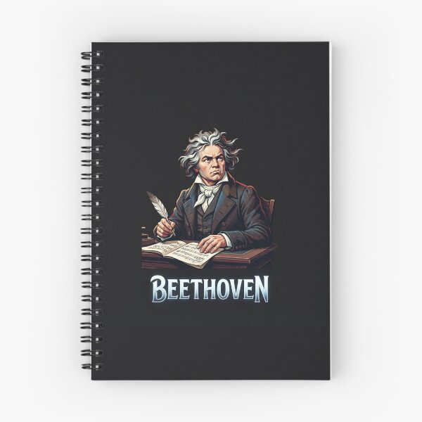 Item preview, Ilustración del retrato del compositor clásico Ludwig van Beethoven designed and sold by Owcomm.
