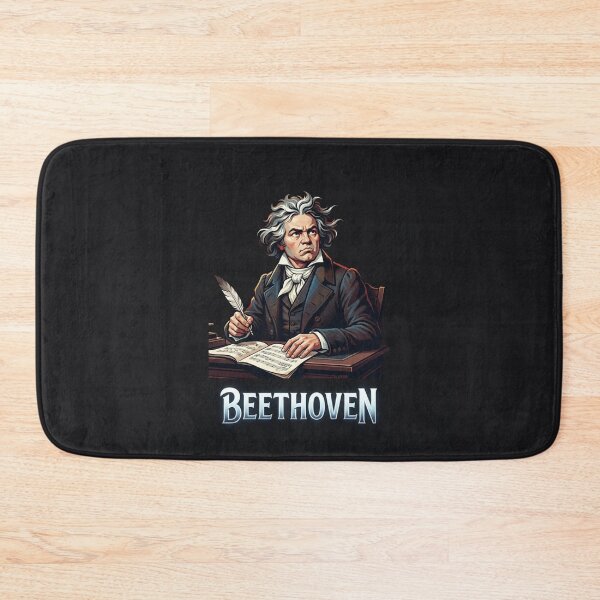 Item preview, Ludwig van Beethoven Classical Composer Portrait Illustration designed and sold by Owcomm.