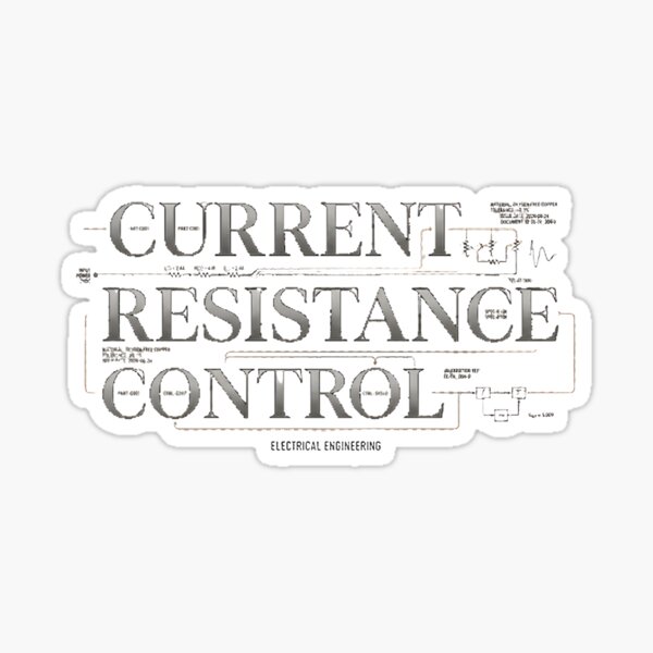 Item preview, Ilustración de ingeniería eléctrica sobre el diseño de circuitos de control de resistencia de corriente. designed and sold by toots30.