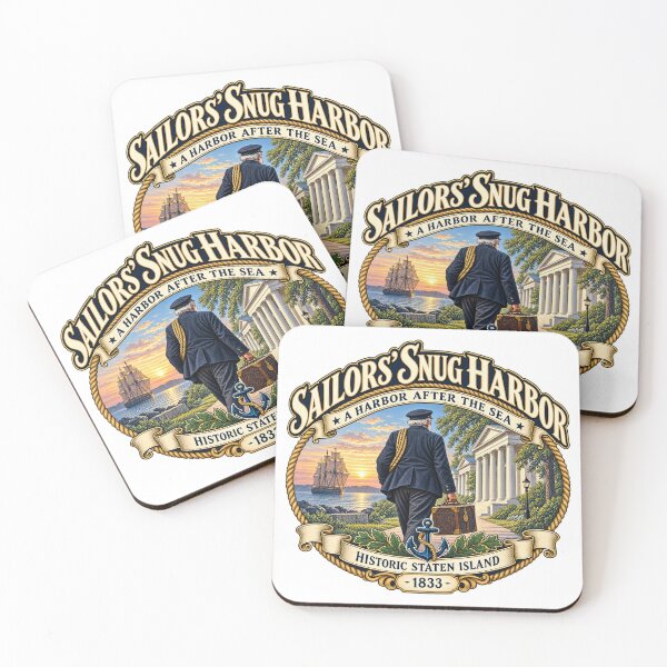 Item preview, Sailors’ Snug Harbor – A Harbor After the Sea – Historic Staten Island 1833 designed and sold by Past in Threads.