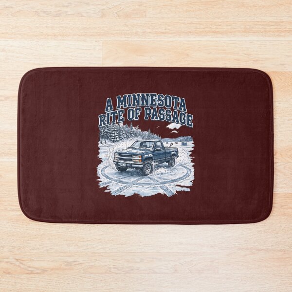 Item preview, A Minnesota Rite of Passage - Ice Fishing & Snow Truck designed and sold by FrozenFits.