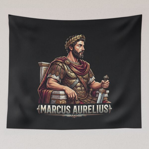 Artikelvorschau, Porträt von Marcus Aurelius, römischer Kaiser und Philosoph entworfen und verkauft von Owcomm.