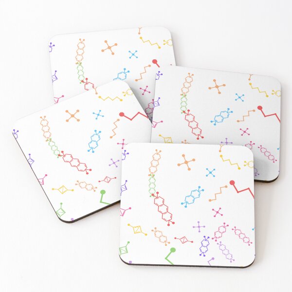 Item preview, Colorful Molecule Chains designed and sold by Doodle-Storm.