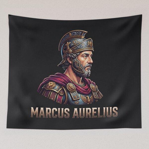 Artikelvorschau, Marcus Aurelius, römischer Kaiser, historische Persönlichkeit, Porträt entworfen und verkauft von Owcomm.