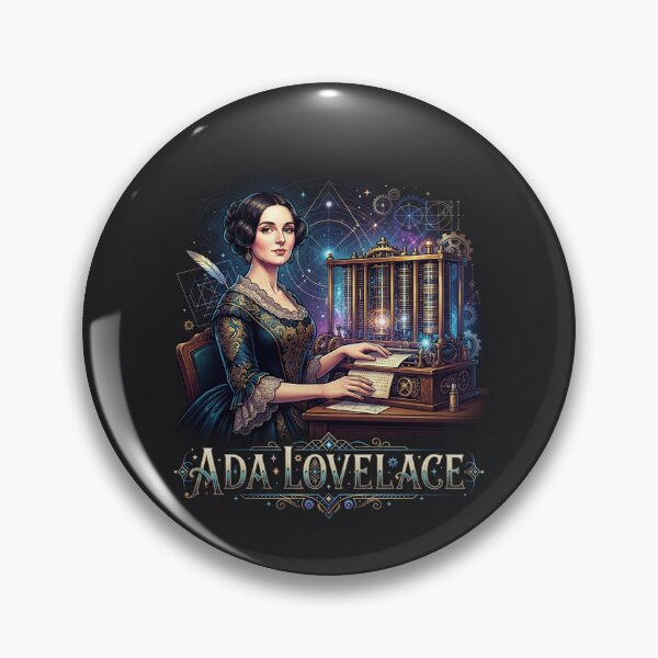Artikelvorschau, Ada Lovelace – Historische Pionierin der Informatik – Porträt entworfen und verkauft von Owcomm.