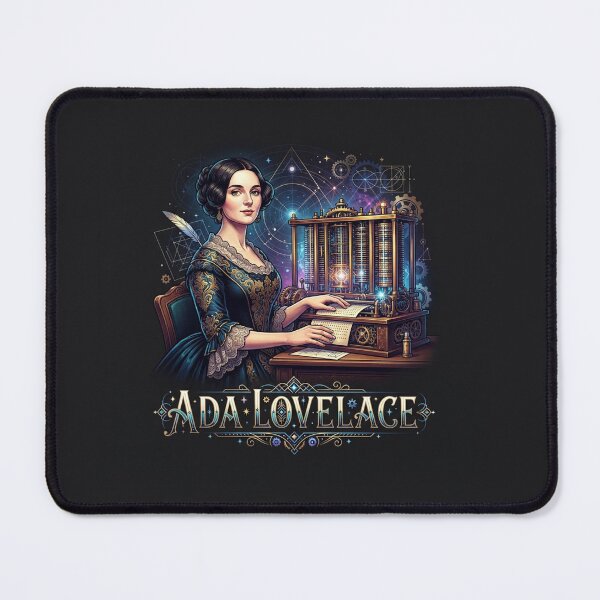 Item preview, Ada Lovelace Historical Computer Science Pioneer Portrait designed and sold by Owcomm.
