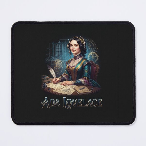 Item preview, Ada Lovelace Vintage Steampunk Mathematician Portrait designed and sold by Owcomm.