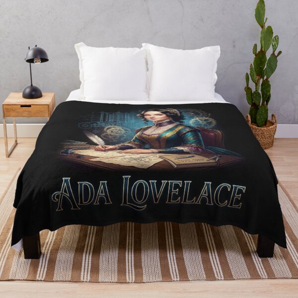Item preview, Ada Lovelace Vintage Steampunk Mathematician Portrait designed and sold by Owcomm.