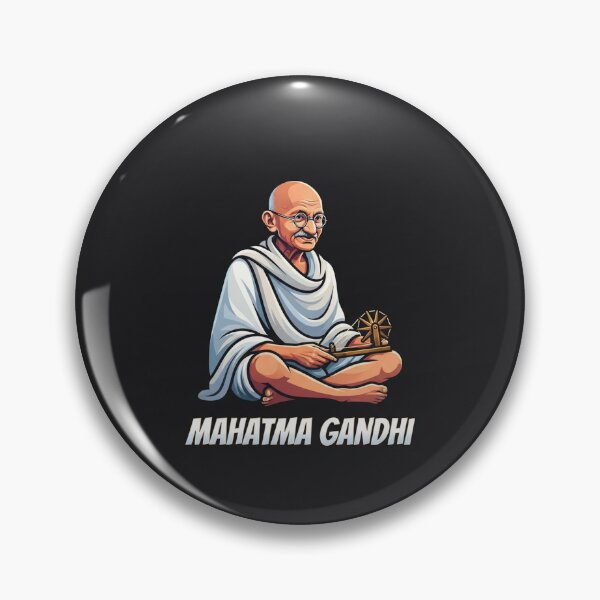 Item preview, Mahatma Gandhi Peaceful Leader Vector Illustration designed and sold by Owcomm.