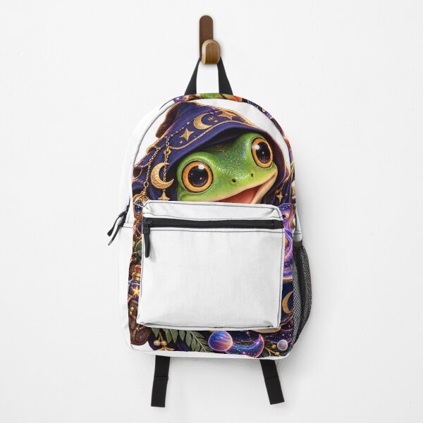 Item preview, Celestial Frog Alchemist Brewing a Pocket Galaxy designed and sold by RAX Mirth Studio.