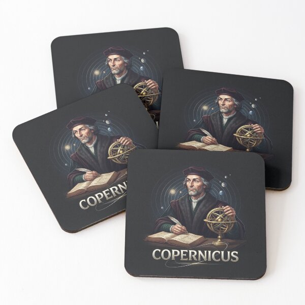 Item preview, Nicolaus Copernicus Renaissance Astronomer Portrait Illustration designed and sold by Owcomm.