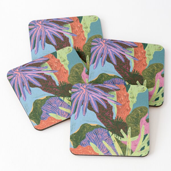 Item preview, Tropical Maximalist Botanical Abstract designed and sold by trajeado14.